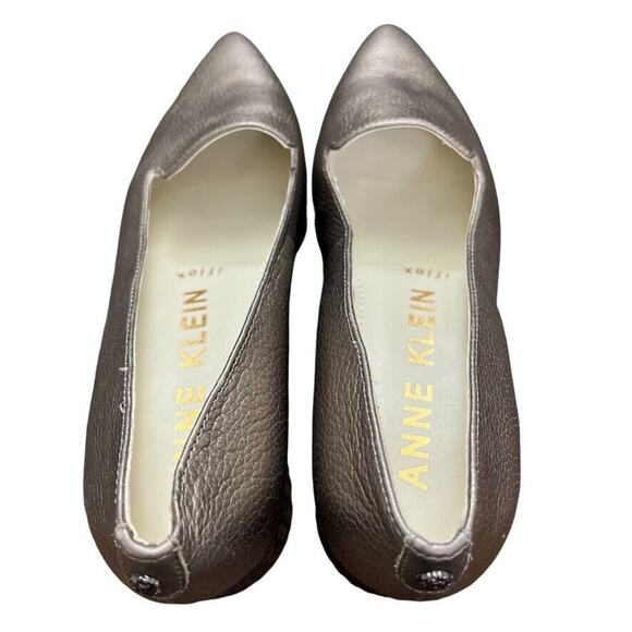 Anne Klein Kimbra Womens Leather Pointed Toe Block Heel Pumps Shoes sz 6.5 M - Picture 10 of 16